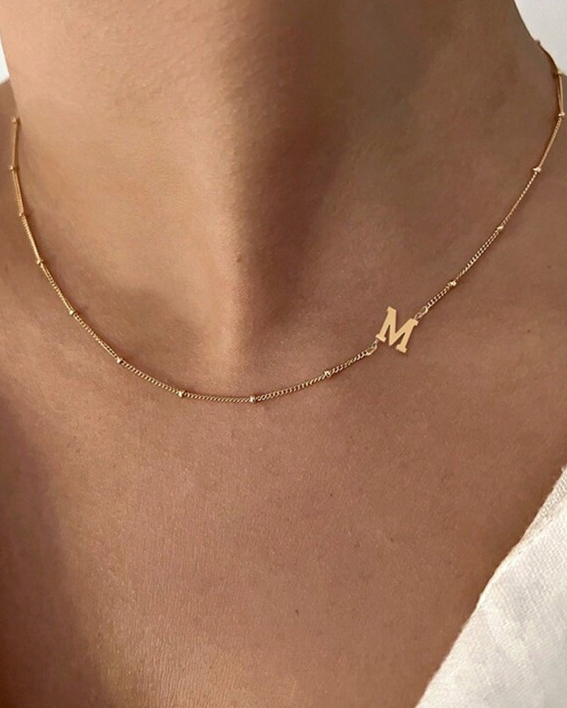 Collier exquis de 26 lettres