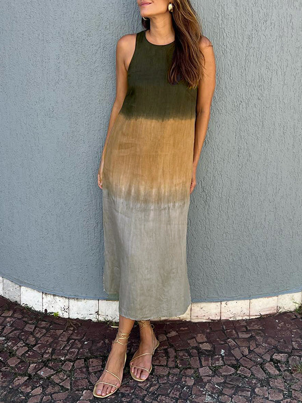 Aurelia™ | Élégante Robe à Motif Naturel