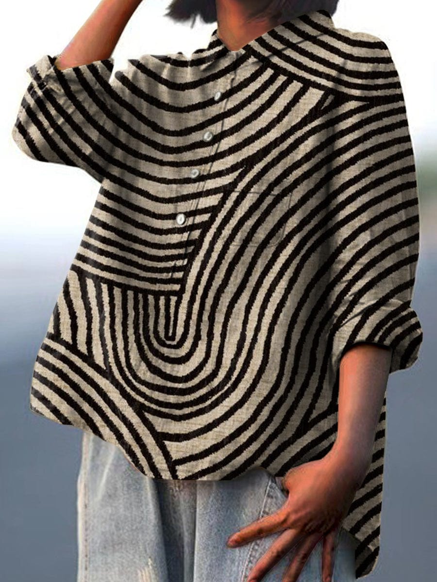 Jacinthe | Blouse Graphique Moderne